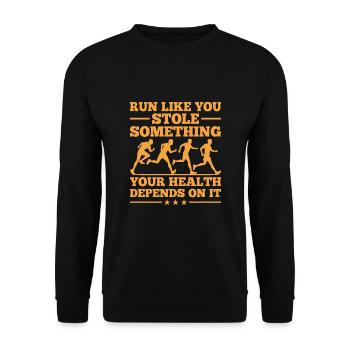 Physical Education Teacher PE Teachers School Spor - Unisex Sweatshirt - black - Front - Alina (178cm) & Michal (187cm)