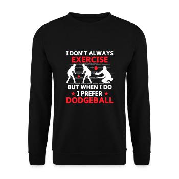 Physical Education Teacher PE Teachers School Spor - Unisex Sweatshirt - black - Front - Alina (178cm) & Michal (187cm)