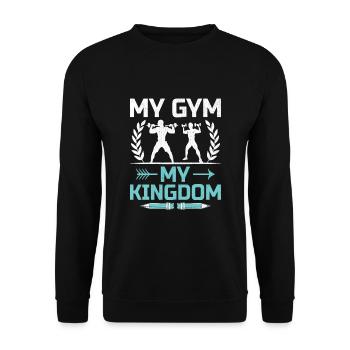 Physical Education Teacher PE Teachers School Spor - Unisex Sweatshirt - black - Front - Alina (178cm) & Michal (187cm)