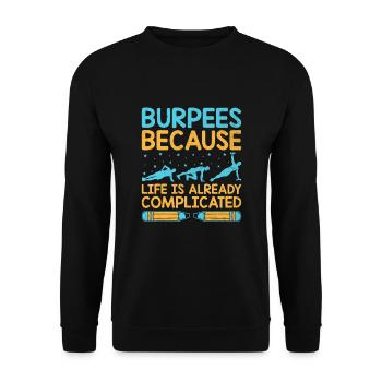 Physical Education Teacher PE Teachers School Spor - Unisex Sweatshirt - black - Front - Alina (178cm) & Michal (187cm)