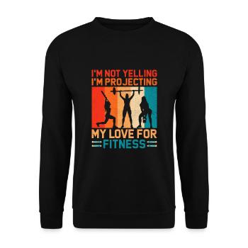 Physical Education Teacher PE Teachers School Spor - Unisex Sweatshirt - black - Front - Alina (178cm) & Michal (187cm)