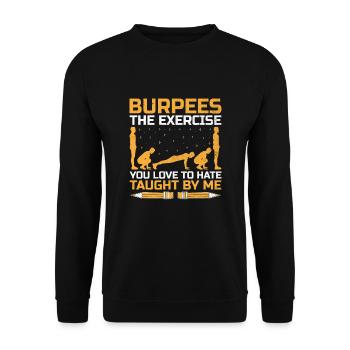 Physical Education Teacher PE Teachers School Spor - Unisex Sweatshirt - black - Front - Alina (178cm) & Michal (187cm)