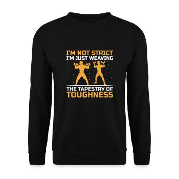 Physical Education Teacher PE Teachers School Spor - Unisex Sweatshirt - black - Front - Alina (178cm) & Michal (187cm)