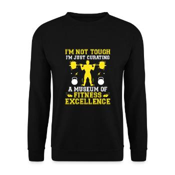 Physical Education Teacher PE Teachers School Spor - Unisex Sweatshirt - black - Front - Alina (178cm) & Michal (187cm)