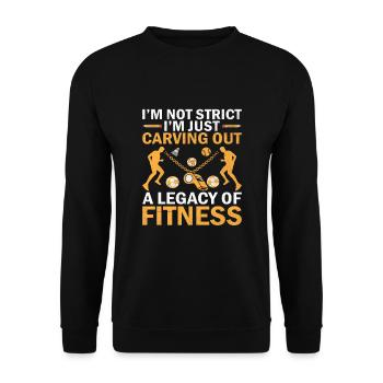 Physical Education Teacher PE Teachers School Spor - Unisex Sweatshirt - black - Front - Alina (178cm) & Michal (187cm)
