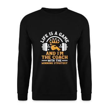 Physical Education Teacher PE Teachers School Spor - Unisex Sweatshirt - black - Front - Alina (178cm) & Michal (187cm)