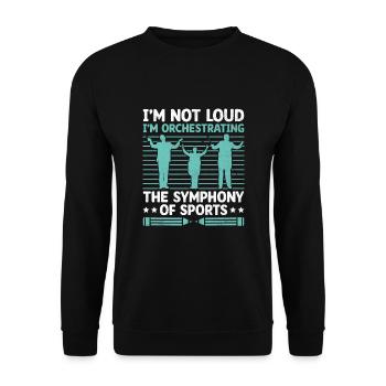Physical Education Teacher PE Teachers School Spor - Unisex Sweatshirt - black - Front - Alina (178cm) & Michal (187cm)