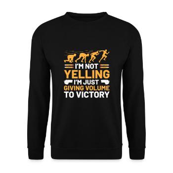 Physical Education Teacher PE Teachers School Spor - Unisex Sweatshirt - black - Front - Alina (178cm) & Michal (187cm)