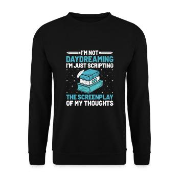 Literature Teacher School Teacher Funny Teachers S - Unisex Sweatshirt - black - Front - Alina (178cm) & Michal (187cm)