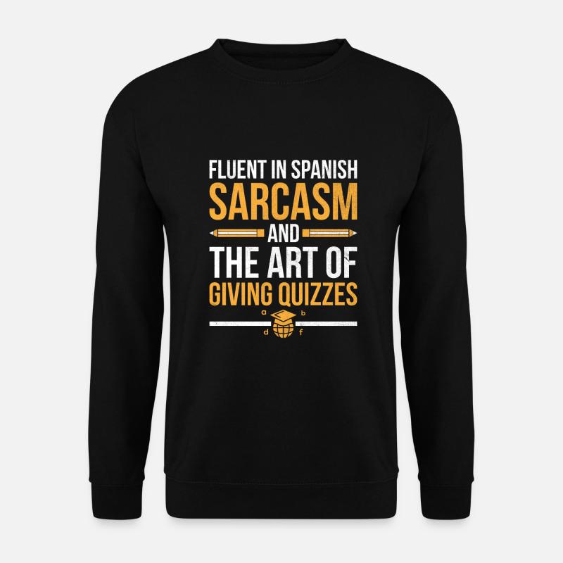 Fremdsprachenlehrer Schule Sprachlehrer - Unisex Pullover - Schwarz