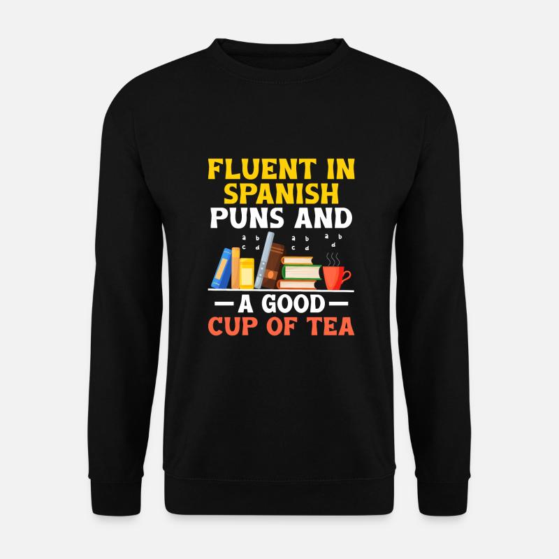 Fremdsprachenlehrer Schule Sprachlehrer - Unisex Pullover - Schwarz