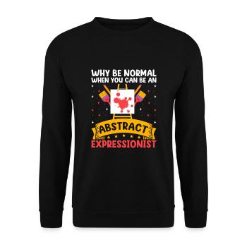 Kunstlehrer Schullehrer Lustige Kunstlehrer Scho - Unisex Pullover - Schwarz - Vorne - Alina (178cm) & Michal (187cm)