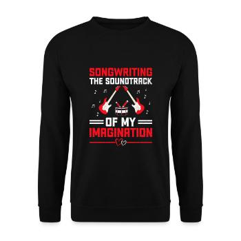 Musician Songwriter Singer Musician Music Music Pr - Unisex Sweatshirt - black - Front - Alina (178cm) & Michal (187cm)