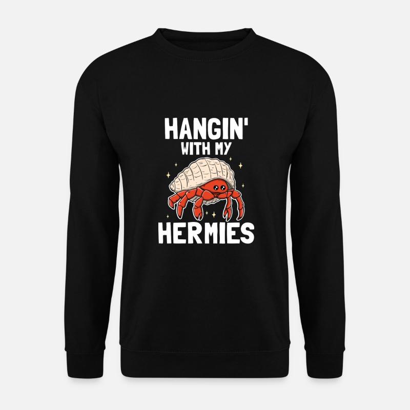 Traîner avec mes Hermies - Sweat-shirt Unisexe - noir