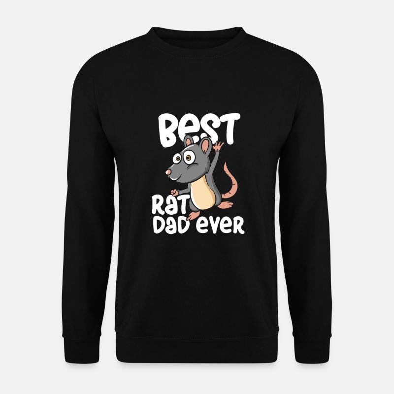 Bester Rattenpapa Ever - Unisex Pullover - Schwarz