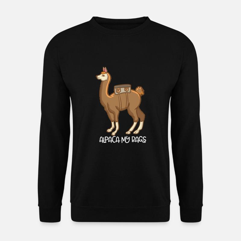 Alpaka - Unisex Pullover - Schwarz