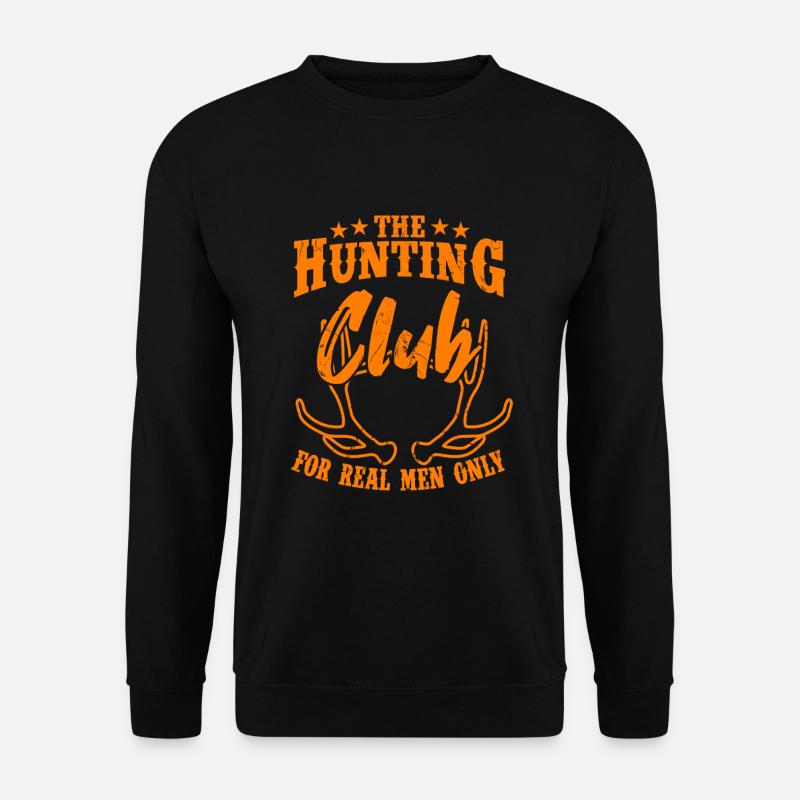 Jäger Jagen Männer - Unisex Pullover - Schwarz