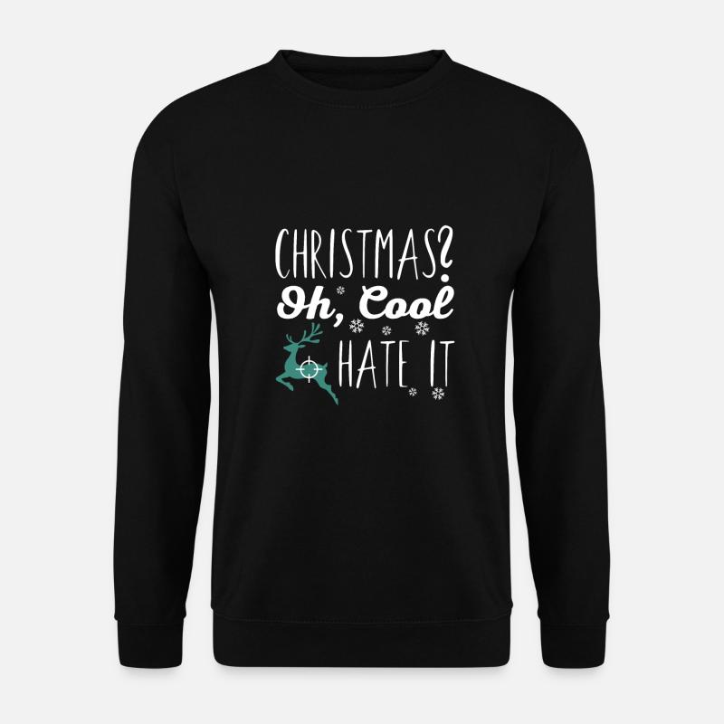 Anti Weihnachten - Unisex Pullover - Schwarz