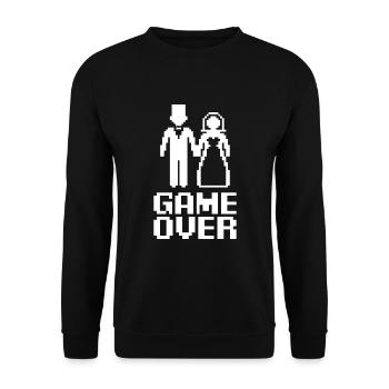 JGA Bachelor Party Jeu terminé - Sweat-shirt Unisexe - noir - Devant - Alina (178cm) & Michal (187cm)