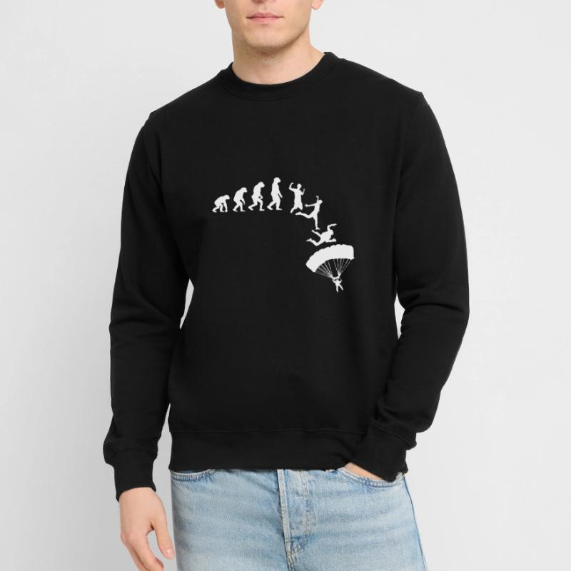 Evolution Skydiver Skydiver Gift Sweat-shirt Unisexe