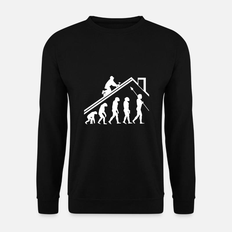 Roofer evolution gift - Unisex Sweatshirt - black