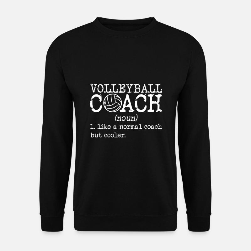 Volleyball coach definition - Unisex Sweatshirt - black