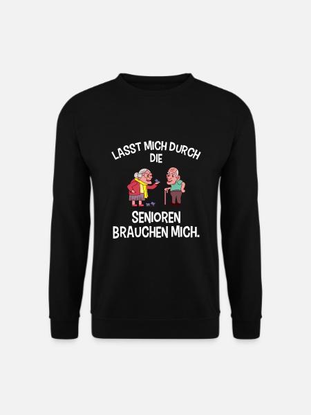 Altenpflege Spruch Lustig Pflegekraft Pfleger - Unisex Pullover - Schwarz