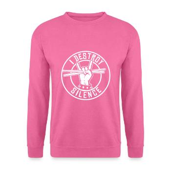 Pilons de batteur - Sweat-shirt Unisexe - rose - Devant