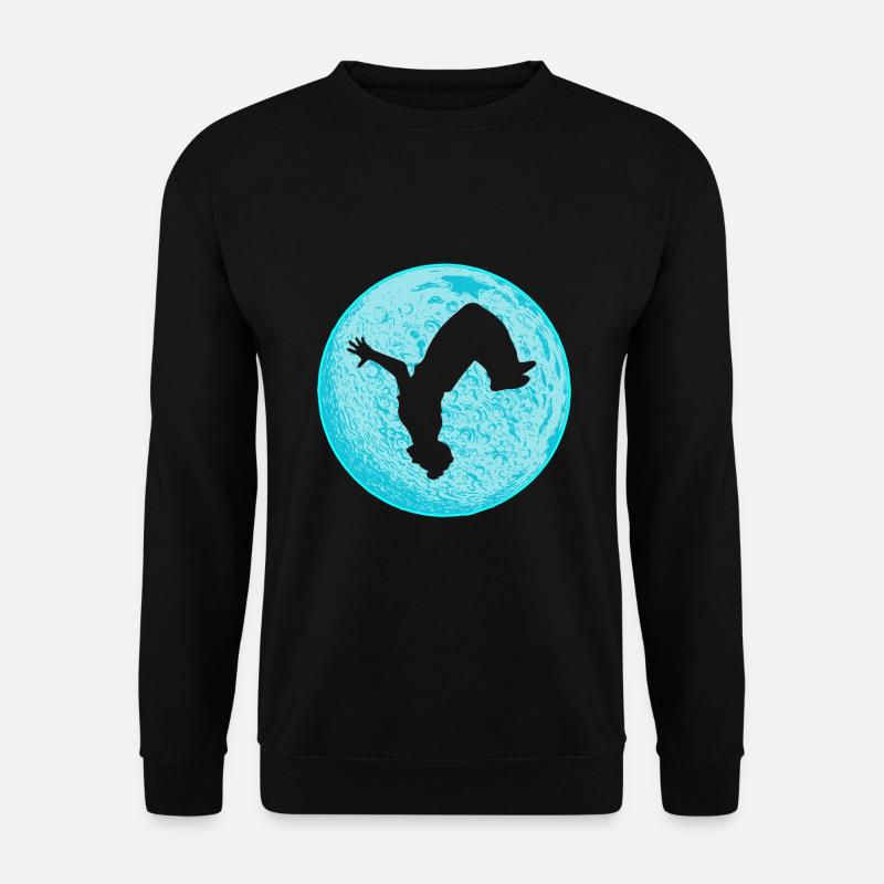 Parkour Freerunning Backflip Acrobat Freestyle - Sweat-shirt Unisexe - noir