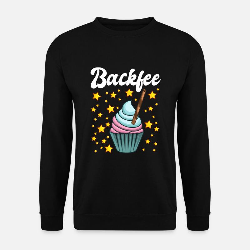 Backfee Hobbybäcker Bäckerin Backen Cupcake Muffin - Unisex Pullover - Schwarz