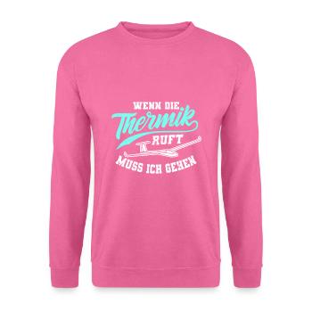 Segelflug Segelfliegen Spruch - Unisex Pullover - Pink - Vorne