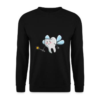 Carnaval de fée des dents et cadeau de carnaval - Sweat-shirt Unisexe - noir - Devant - Alina (178cm) & Michal (187cm)