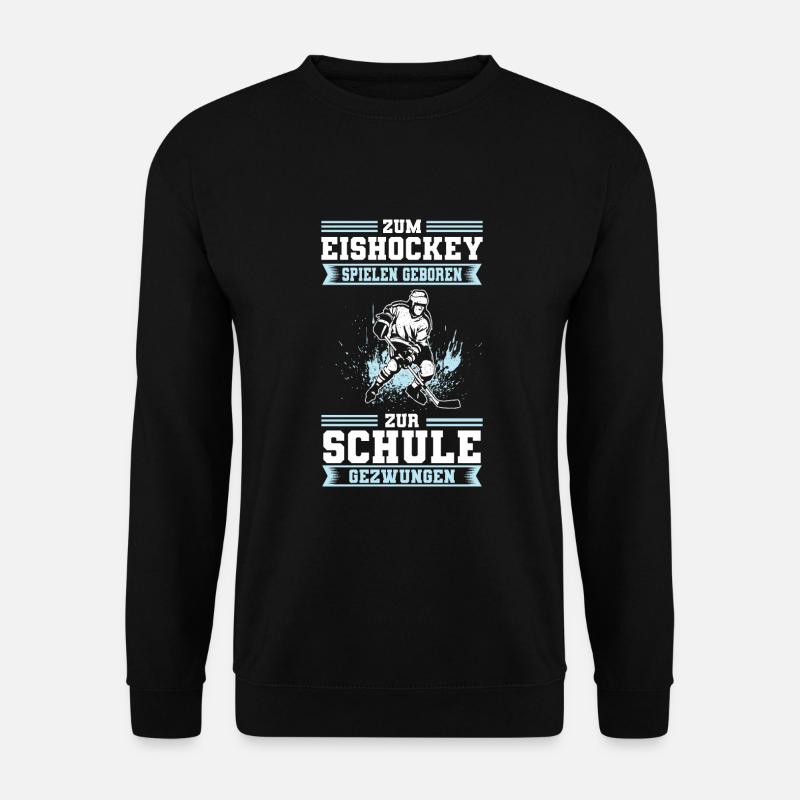 Eishockey Kinder Mannschaft Verein Geschenk - Unisex Pullover - Schwarz