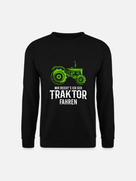 Mir Reichts Ich Gehe Traktor Fahren Geschenk - Unisex Pullover - Schwarz