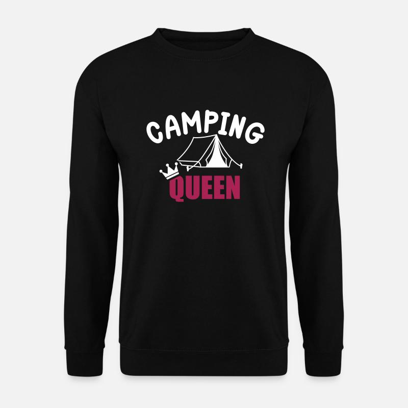 Camping - Unisex Pullover - Schwarz