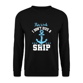 Croisière drôle disant cadeau - Sweat-shirt Unisexe - noir - Devant - Alina (178cm) & Michal (187cm)