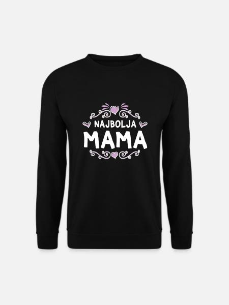 Najbolja Mama I Beste Mutter Muttertag Geschenk - Unisex Pullover - Schwarz