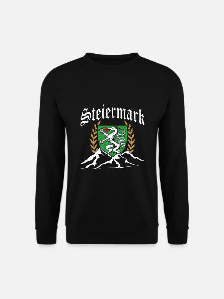 Steiermark Wappen Steirer Österreich Geschenk - Unisex Pullover - Schwarz