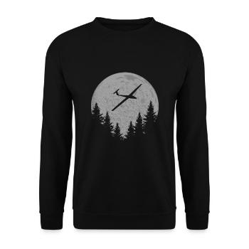 Gliding Hobby Pilot Pilote de planeur - Sweat-shirt Unisexe - noir - Devant - Alina (178cm) & Michal (187cm)