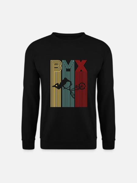 BMX stunt retro freestyle rider gift - Unisex Sweatshirt - black
