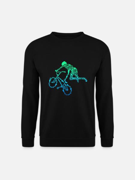 BMX Stunt Dirt Bike Freestyle Fahrer - Unisex Pullover - Schwarz