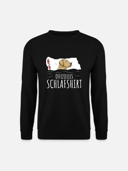 Offizielles Schlafshirt Labrador - Unisex Pullover - Schwarz