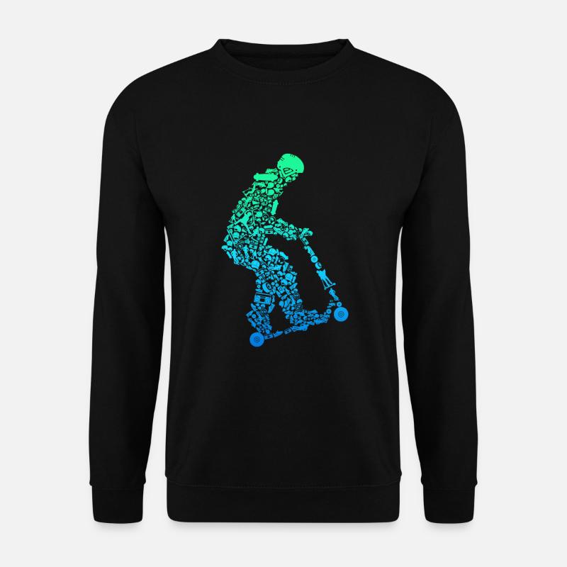 Scooter Scooter Stunt E-Scooter Garçons - Sweat-shirt Unisexe - noir