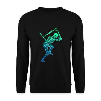 Scooter Scooter Cascade Trottinette scooter enfants - Sweat-shirt Unisexe - noir - Devant - Alina (178cm) & Michal (187cm)
