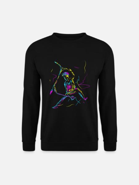 Scooter Roller Stunt Tretroller Retro - Unisex Pullover - Schwarz