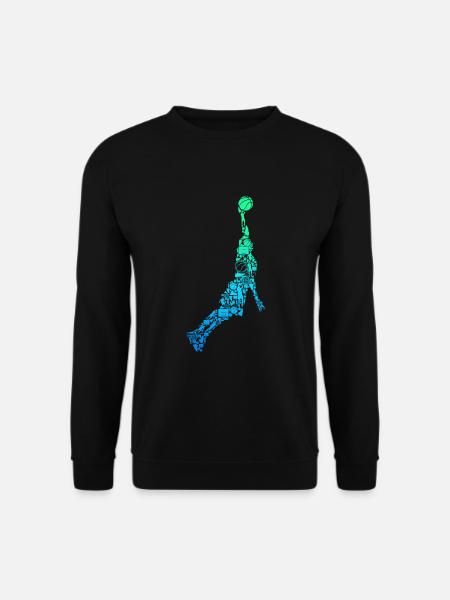Basketball Basketballer Jungen Herren Kinder - Unisex Pullover - Schwarz