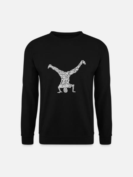 Breakdance Breakdancer Breakdancing - Unisex Pullover - Schwarz