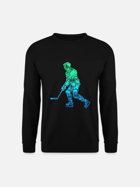 Eishockey Eishockeyspieler Kinder Jungen - Unisex Pullover - Schwarz