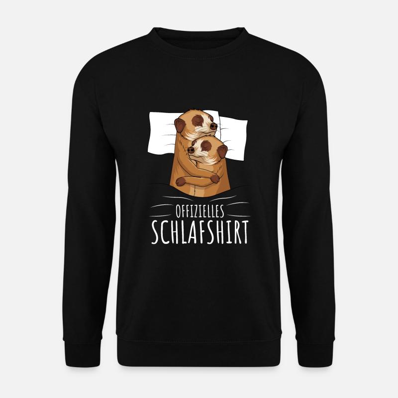 Offizielles Schlafshirt Erdmännchen - Unisex Pullover - Schwarz