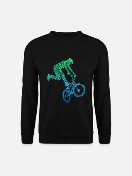 BMX Stunt Dirt Bike Freestyle Fahrer - Unisex Pullover - Schwarz